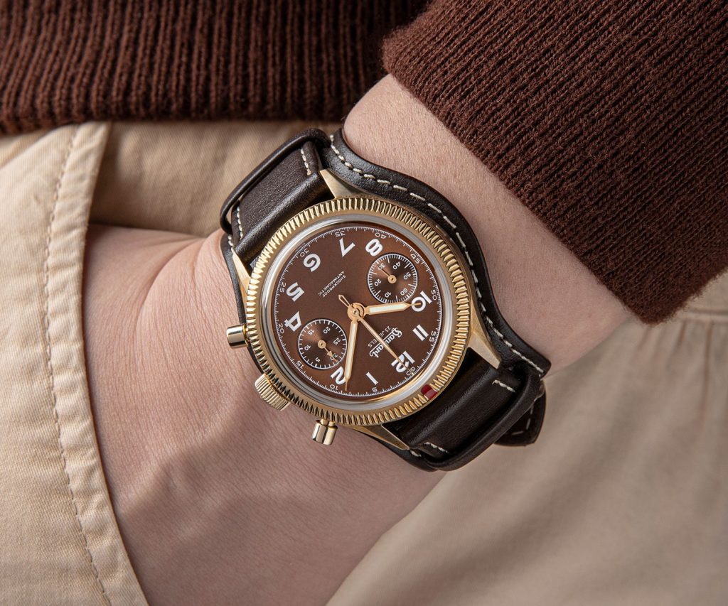 417 Bronze Copperhead Hanhart Chronographen
