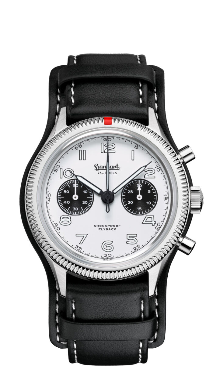 Hanhart 417 ES Flyback Panda, 42 mm H721.201-7010