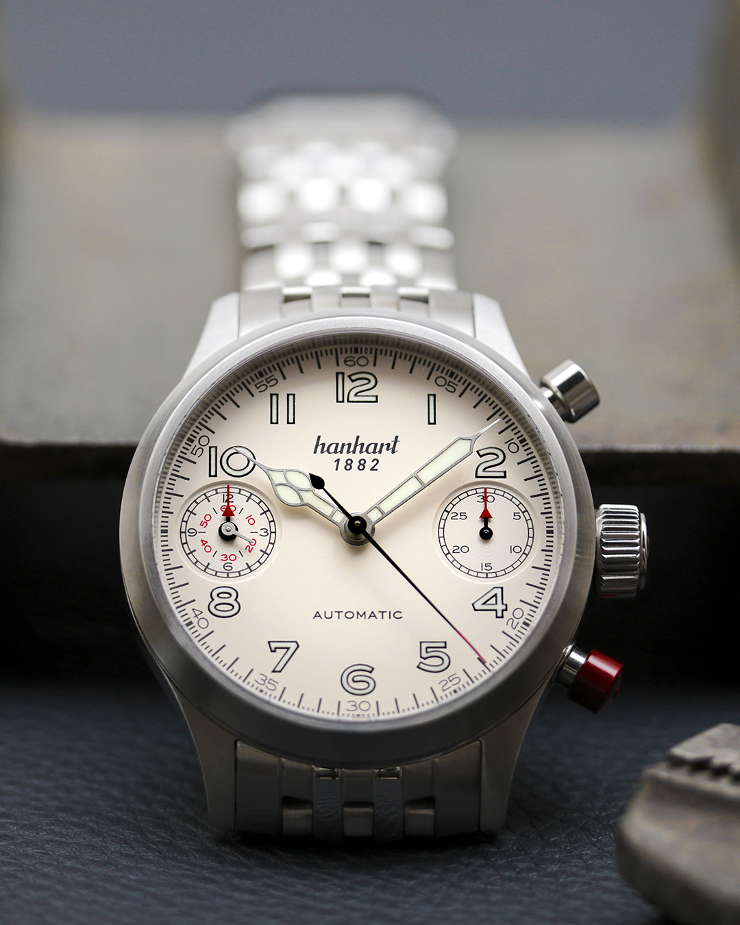 Addition Timer Amigo 1/10 sec. with flyback - Hanhart Chronographen