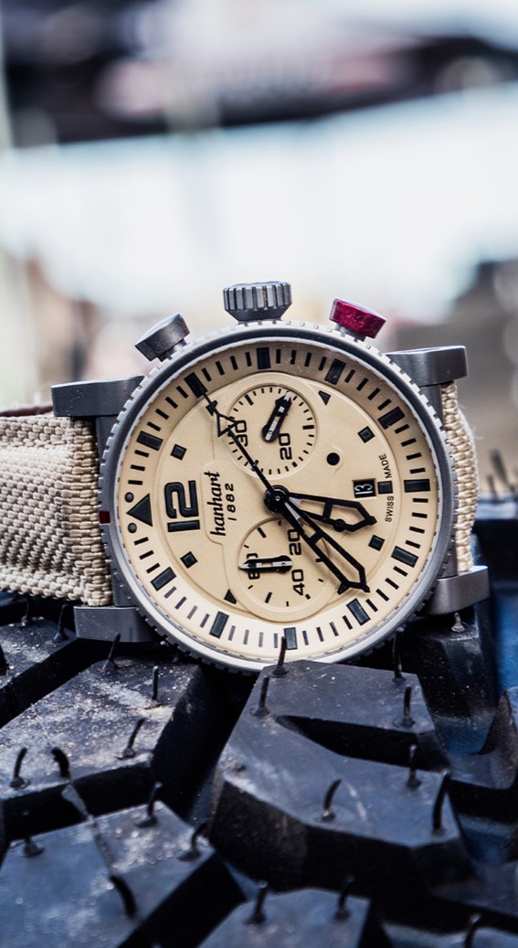 PRIMUS Desert Pilot 44 mm Hanhart Chronographs