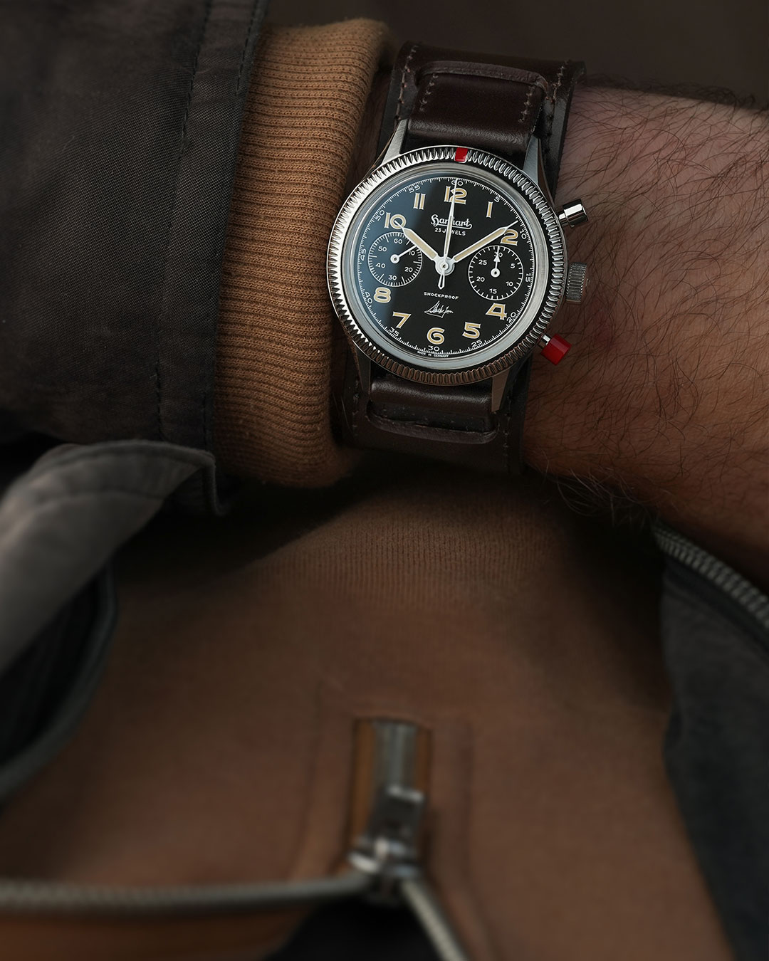 Addition Timer Amigo 1/10 sec. with flyback - Hanhart Chronographen