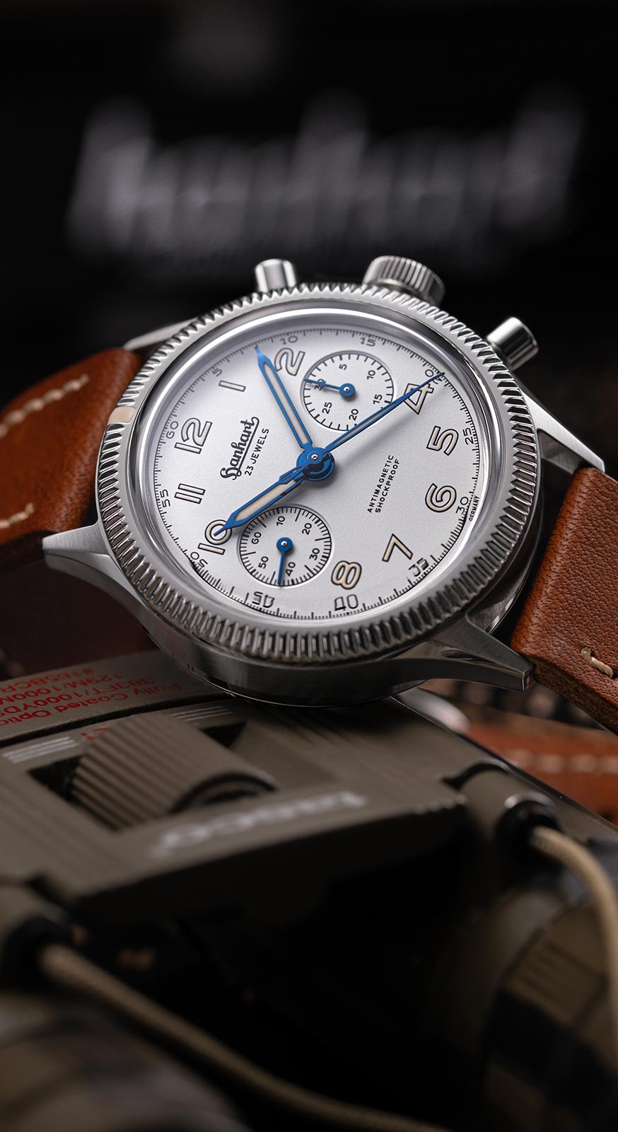417 ES Moby Dick 39 mm - Hanhart Chronographs