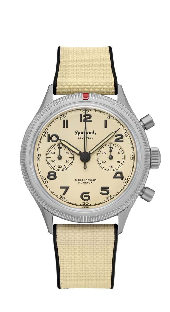 バリスティクス/ソマビト 417 TI Desert Pilot, 42 mm - Hanhart Chronographen